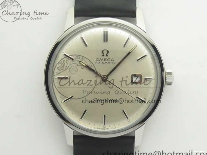 1226 Seamaster 30 1962 date SS TW Best Edition White Dial Silver Markers On Black Leather Strap MIYOTA Fashionable 8021